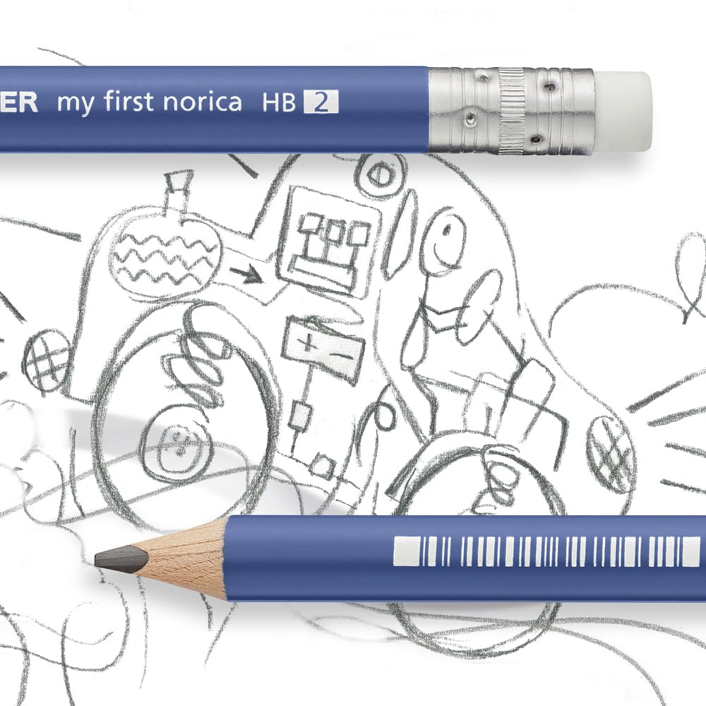 STAEDTLER My First Norica Crayon d'apprentissage triangulaire 12 carats