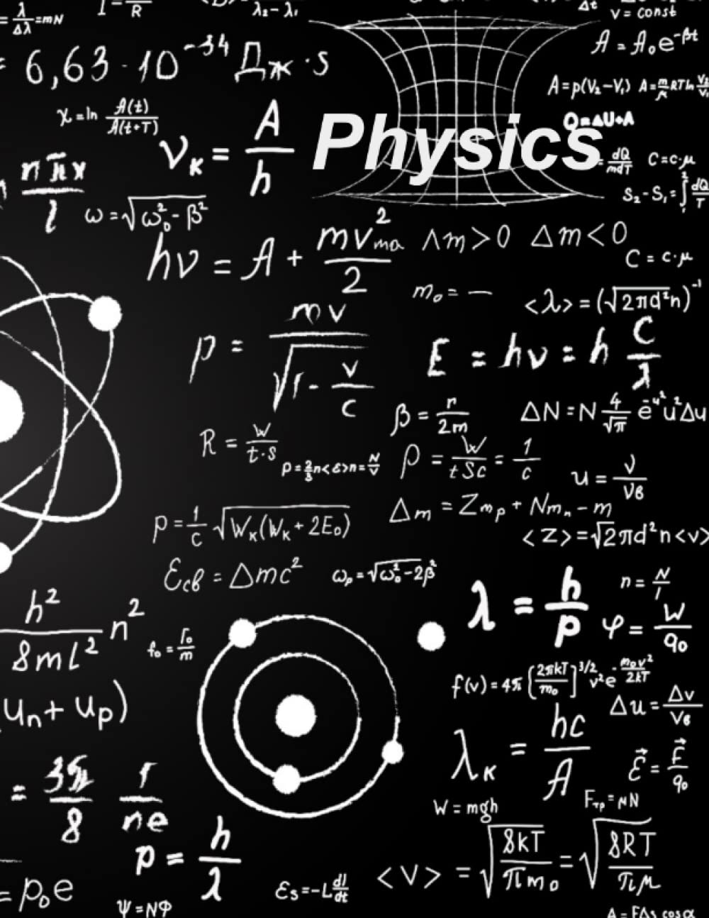 Physics Lab Notebook: Laboratory Notebook for College Graduate Student Researchers | 120 Pages |Half 5 x5 Quad and Half Blank | 8.5 x 11 inches | Black