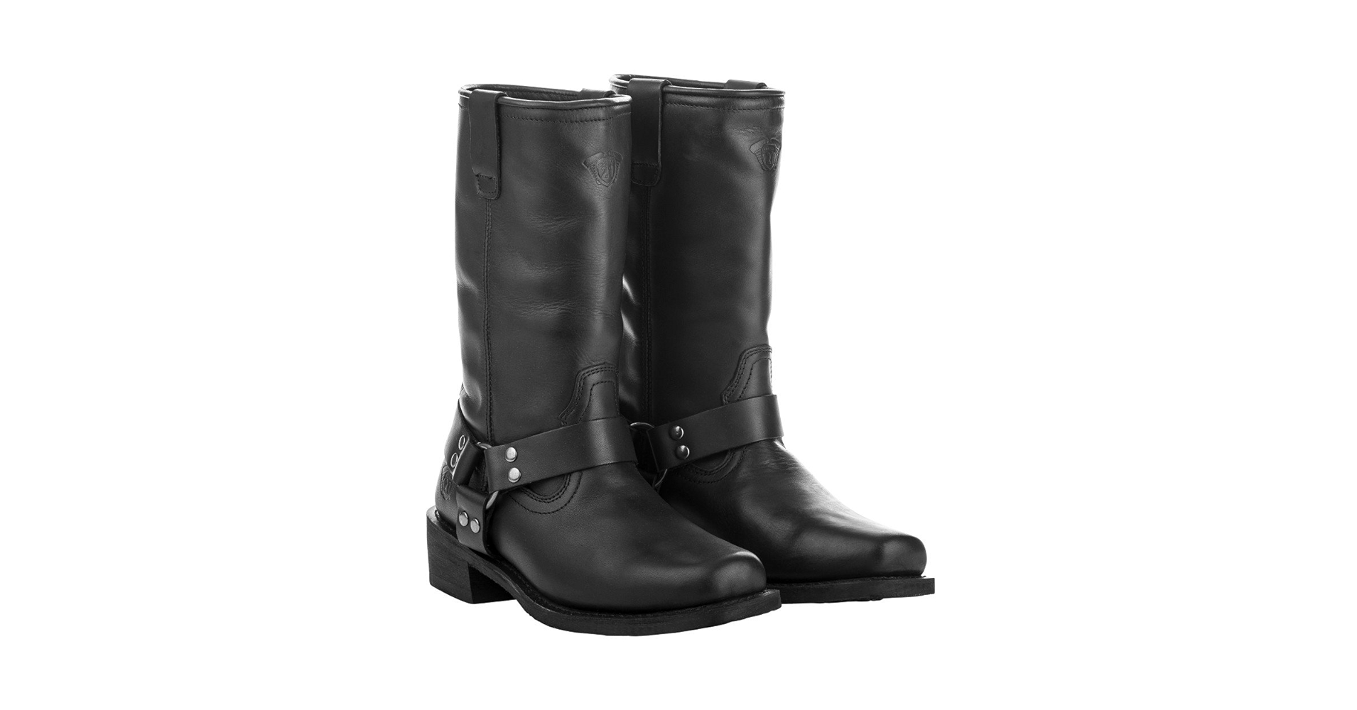 Highway 21 Spark Men's Motorcycle Boots Full Grain Leather