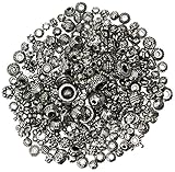 eCrafty EC-1155 100-Piece Bali Style Deluxe Spacer Mix Metal Beads, 100gm, Silver