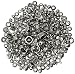 eCrafty EC-1155 100-Piece Bali Style Deluxe Spacer Mix Metal Beads, 100gm, Silver