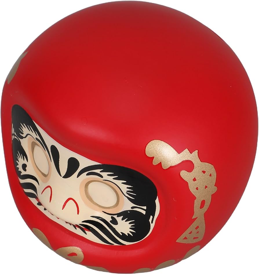 Amazon.com : Tofficu Japanese Daruma Piggy Bank Ceramic Money Box