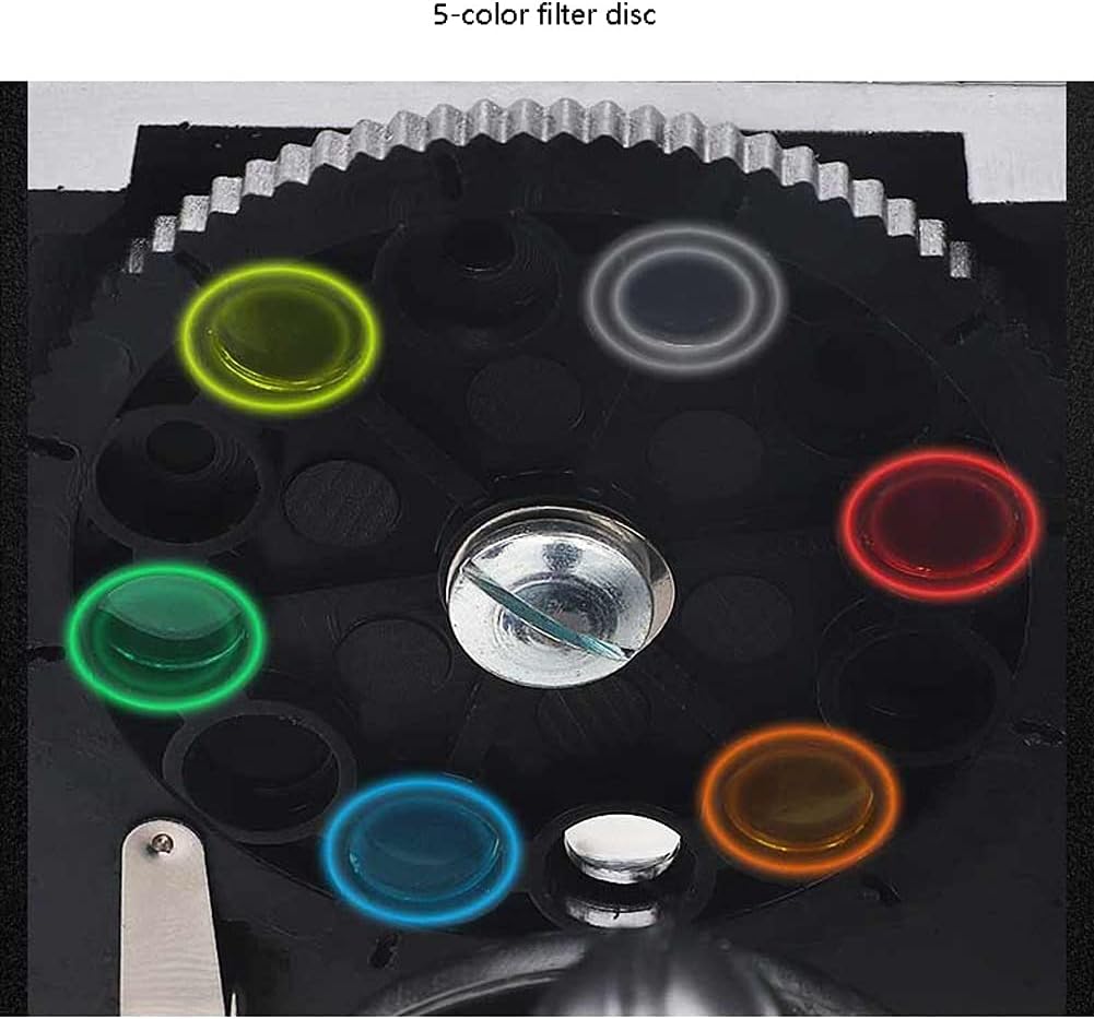 Compound Monocular Microscope LED Illumination Coaxial Coarse Fine Focus for Adults Student Children Laboratory