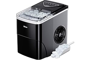 Artidy Ice Maker Countertop - Crystal Clear Ice Cubes in Minutes