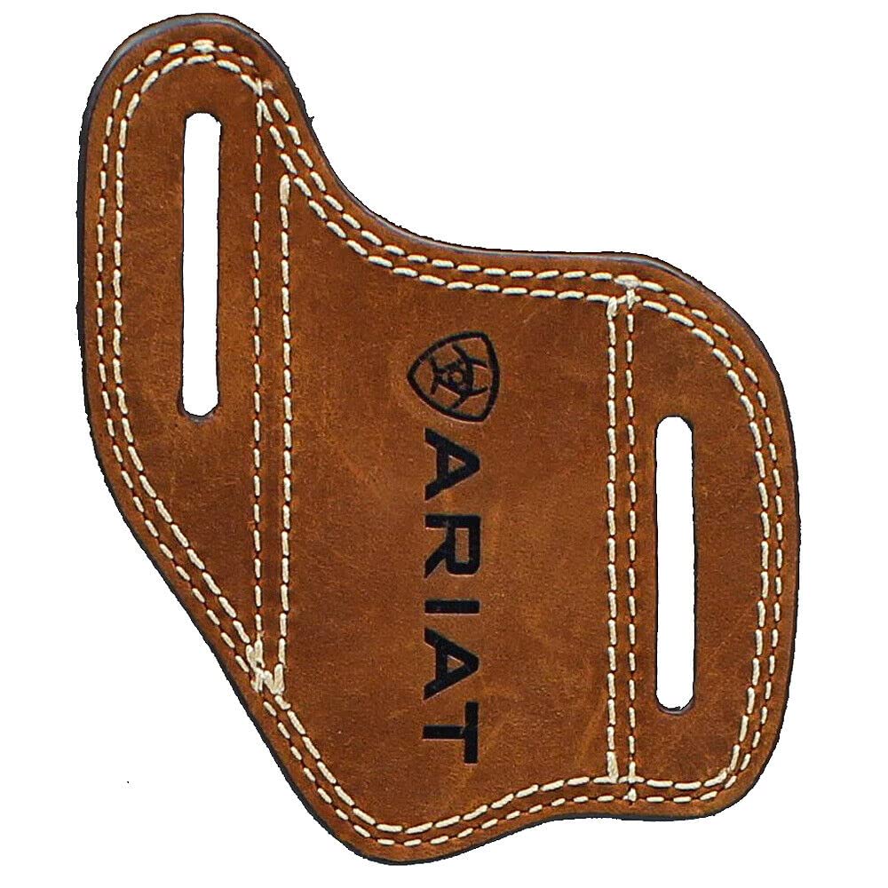 Ariat Leather Knife Sheath Sleeve, Brown, One Size, Modern