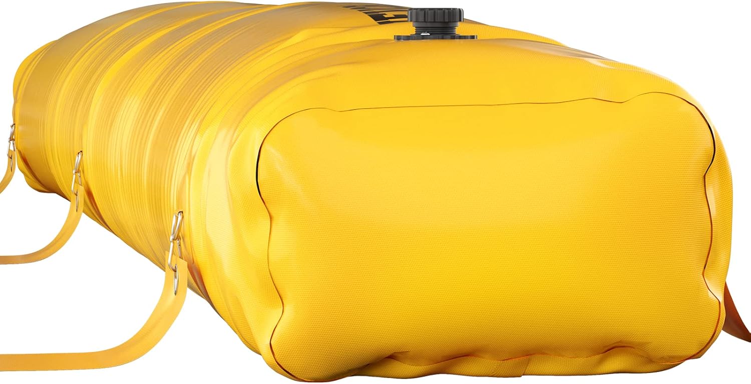 Flood Barrier, Flood Bags, Sandbag Alternative, Water Barrier for Flooding with Great Waterproof Effect, Reusable PVC Water Diversion Tubes, Lightweight Flood Barriers for Home, Door, Garage