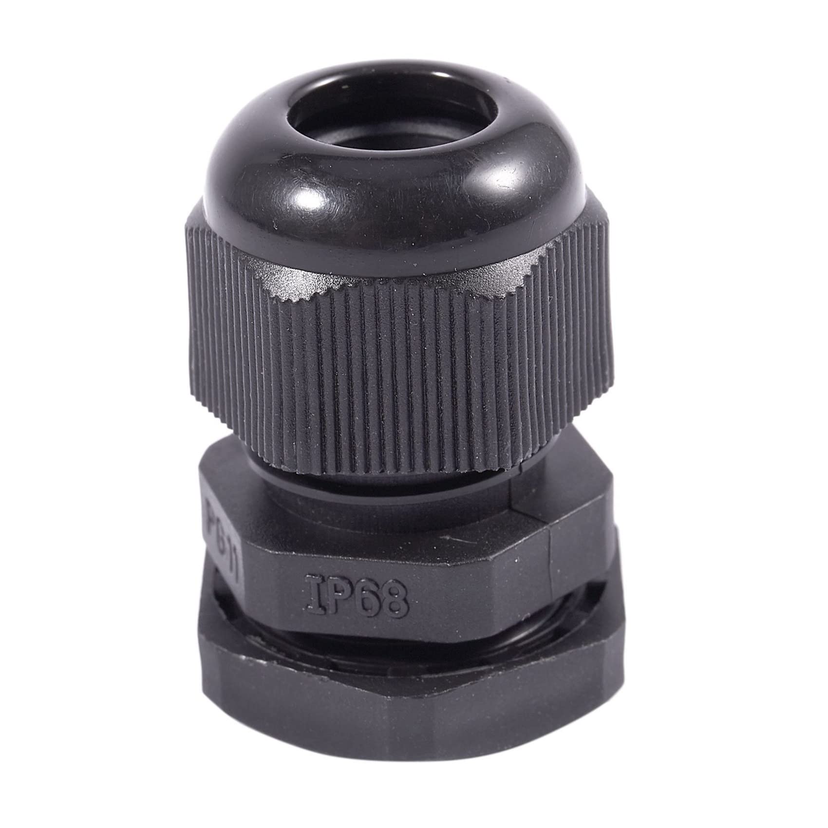 250 x schwarze Kunststoff-Kabelverschraubung, wasserdicht, PG11, 5–10 mm Durchmesser