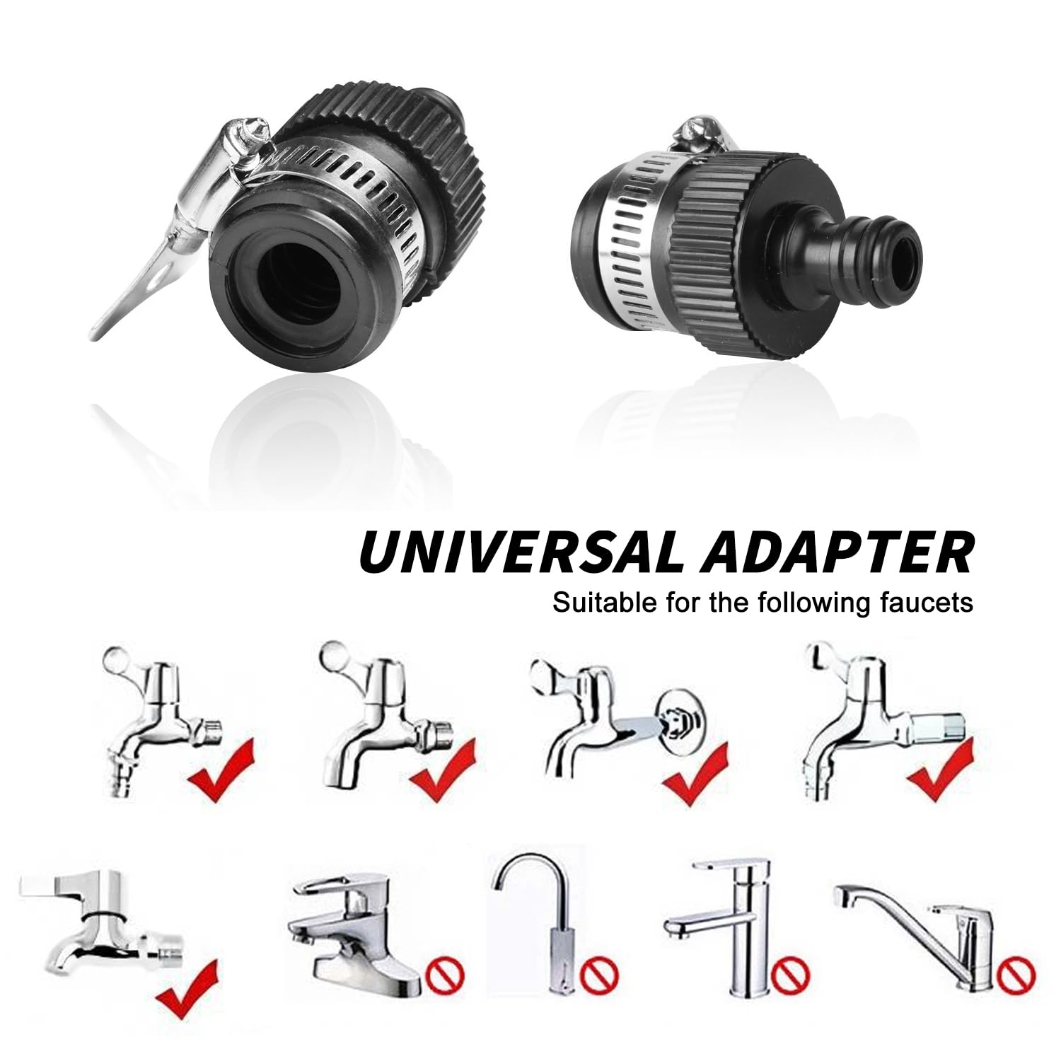 Outside Tap Adaptor Garden Hose Tap Quick Coupling Adaptor - Image 3