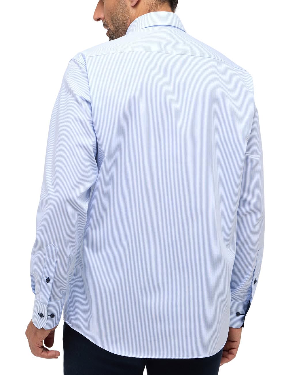 ETERNA Męska koszula z cienkopisem Twill, Comfort Fit