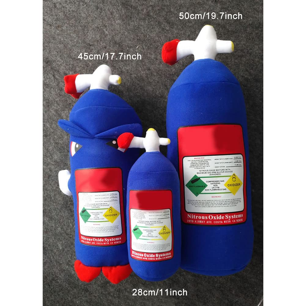 NOS Plush, NOS Pillow, Car Pillow for Driver or Front Passenger Seat, Car Headrest NOS Bottle Pillow, Travel Pillow Gift (27CM)