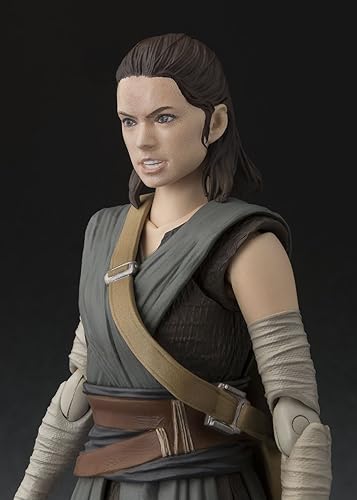 Miniatura 3 de S.H. Figuarts Star Wars Rei (The Last Jedi), aprox. 5.7 pulgadas (5.709 in), ABS y PVC prepintada figura de acción