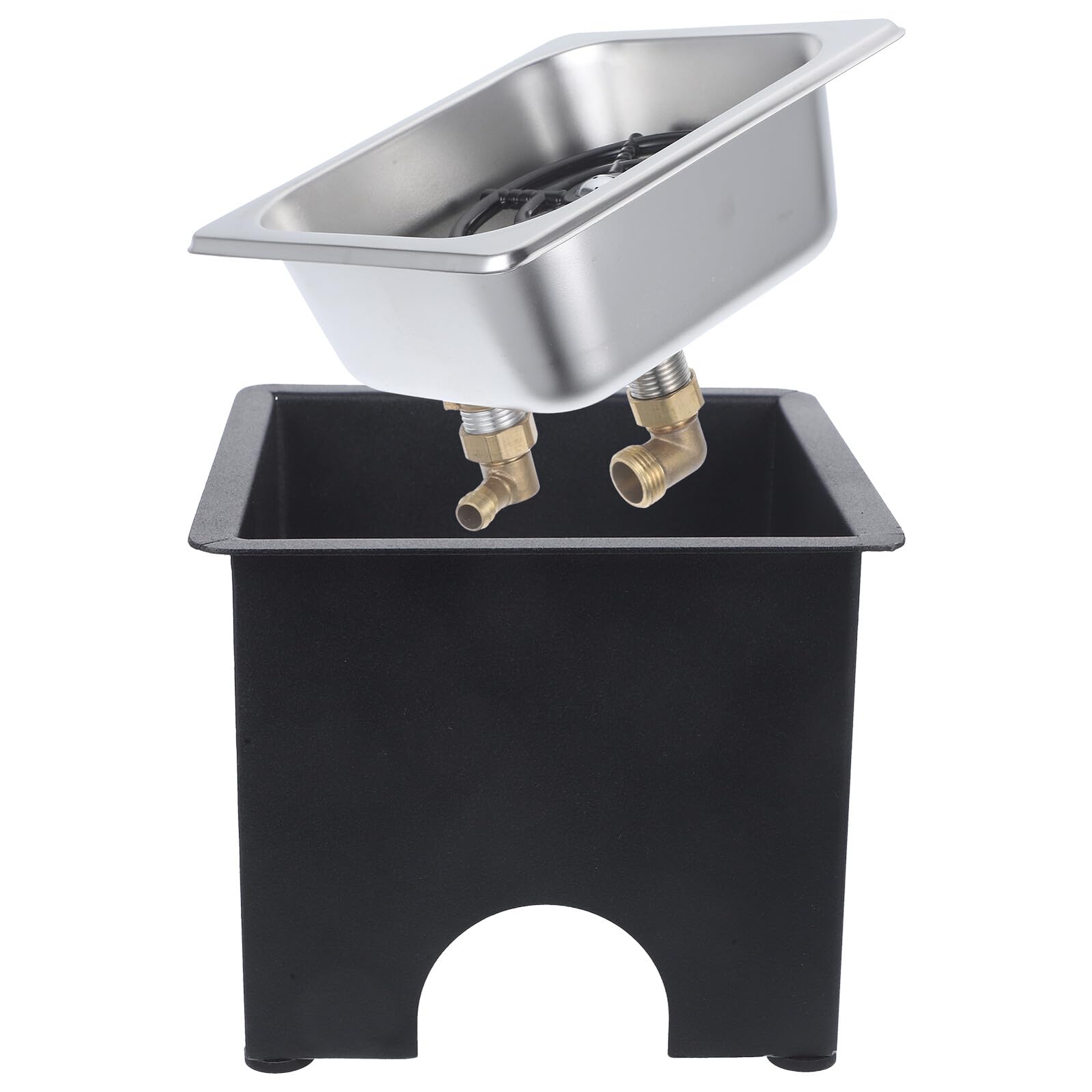 Edelstahl Glas Cup Rinser mit Hochdruck Kleiner Glass Washer für Bar Spüle und Küche Schneller Flaschen Trinkgläser Reiniger Einfach zu Bedienen Langlebig Professionell