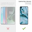 SupCares Tempered Glass for OnePlus Nord (6.44 Inch) With Installation Kit | 9H Edge to Edge Screen Protector | Black gallery image
