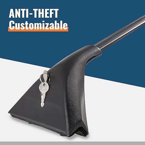 Miniatura 5 de Barras Transversales de Techo Bloqueables 260lb Compatibles con Nissan Rogue 2021-2026 (con Rieles de Techo Empotrados), Rieles de Techo de Aluminio