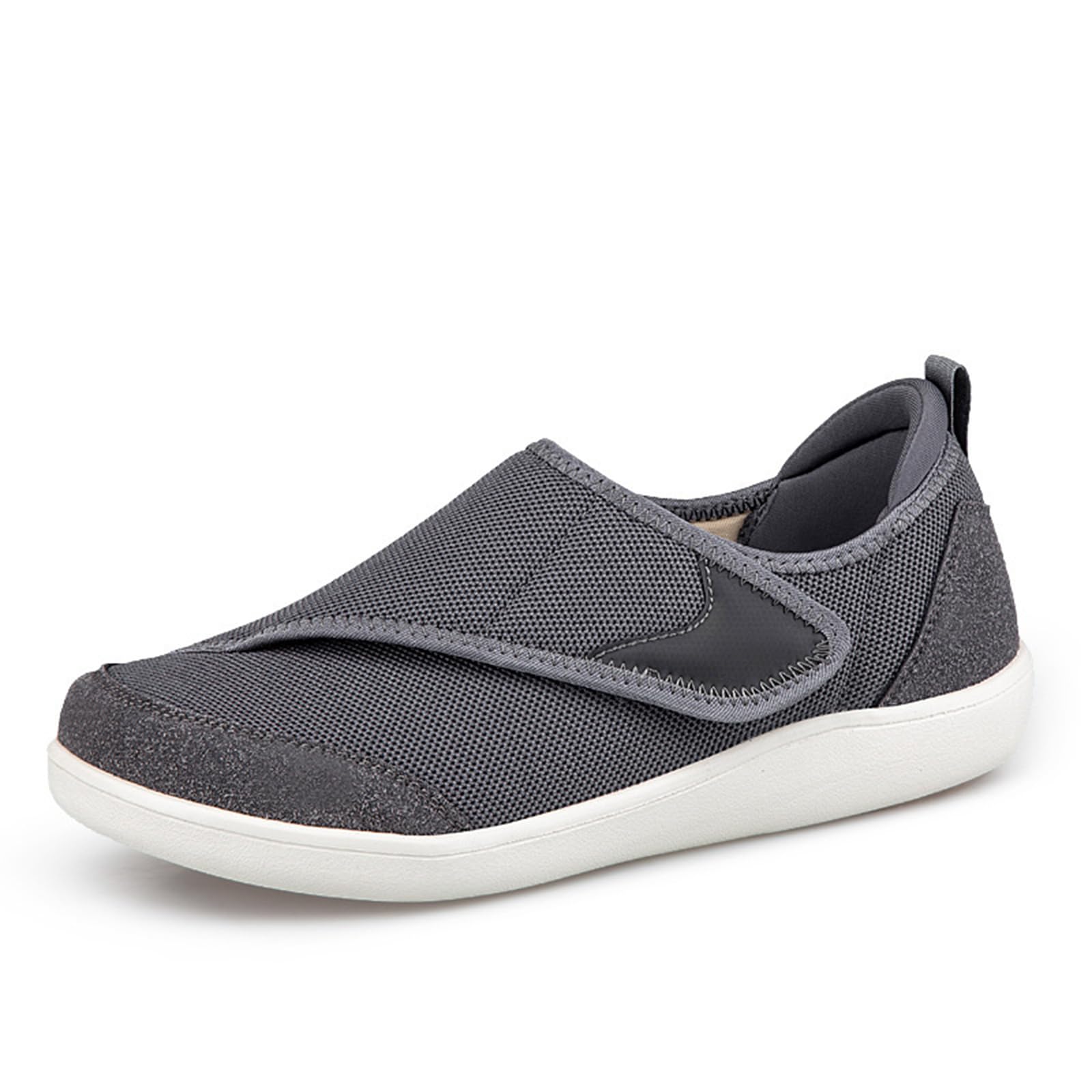 Chaussons Diabétiques Homme Femme Extra Large | Respirant Chaussures de Marche Âgées Léger Antidérapant Confortables Orthopédique Pantoufles Chaussons de Réhabilitation