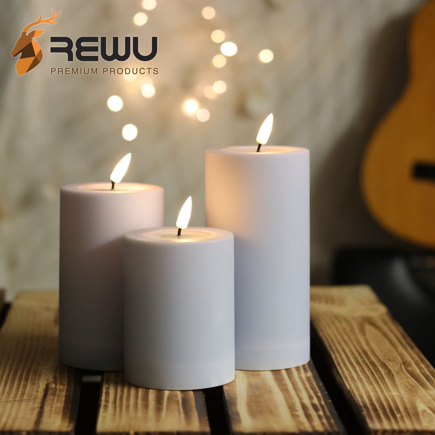 Velas Emergencia Camping Suizas 12 Velas Led Grande Flama Realista Libres De Humo Luz Cálida Velas Búnker Sin Goteo Exterior