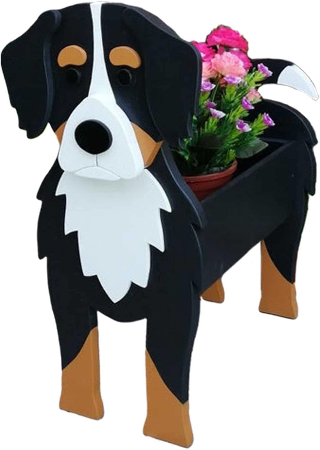 KJMWXOP Flower Pots Outside,Dog Shape Flower Pot, Creative Animal Shaped Succulent Planter, Dog Plant Pot for Garden Decoration Furnishings
