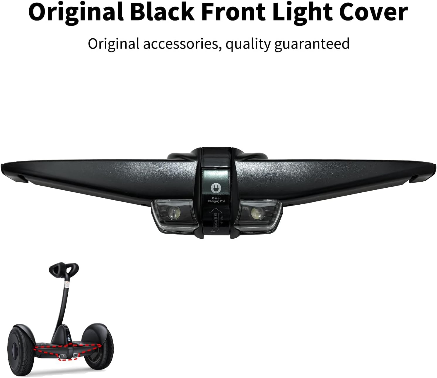 Front lampshades Compatible with Segway Ninebot S/S 2/S Max/S Pro/Mini Pro self Balancing Scooter, Decorative Strip Assembly Original Accessories