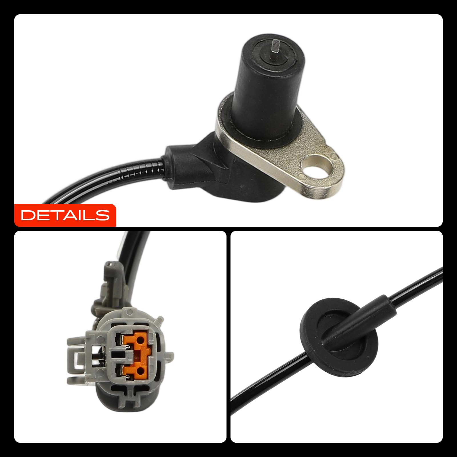 Frankberg Sensor de velocidad de ruedas Sensor ABS Compatible con Almera II Hatchback N16 Almera II N16 Replace# 60511,47910BM400