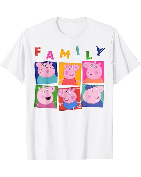 Peppa Pig Family Box Up T-Shirt