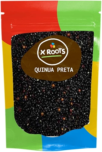 Quinua Quinoa Preta em Grãos Importada 1kg - X Roots