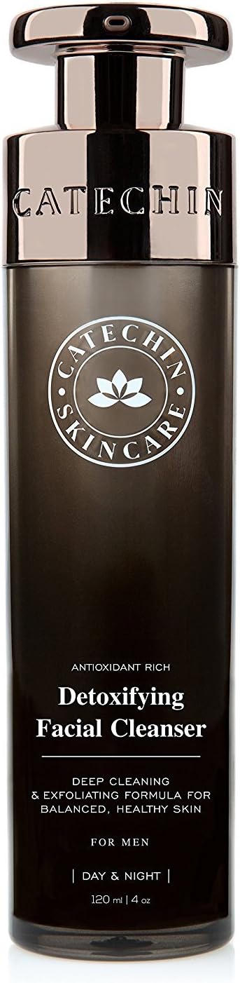 Men Detoxifying Facial Cleanser, Moisturizing Face Wash , 4 Ounce