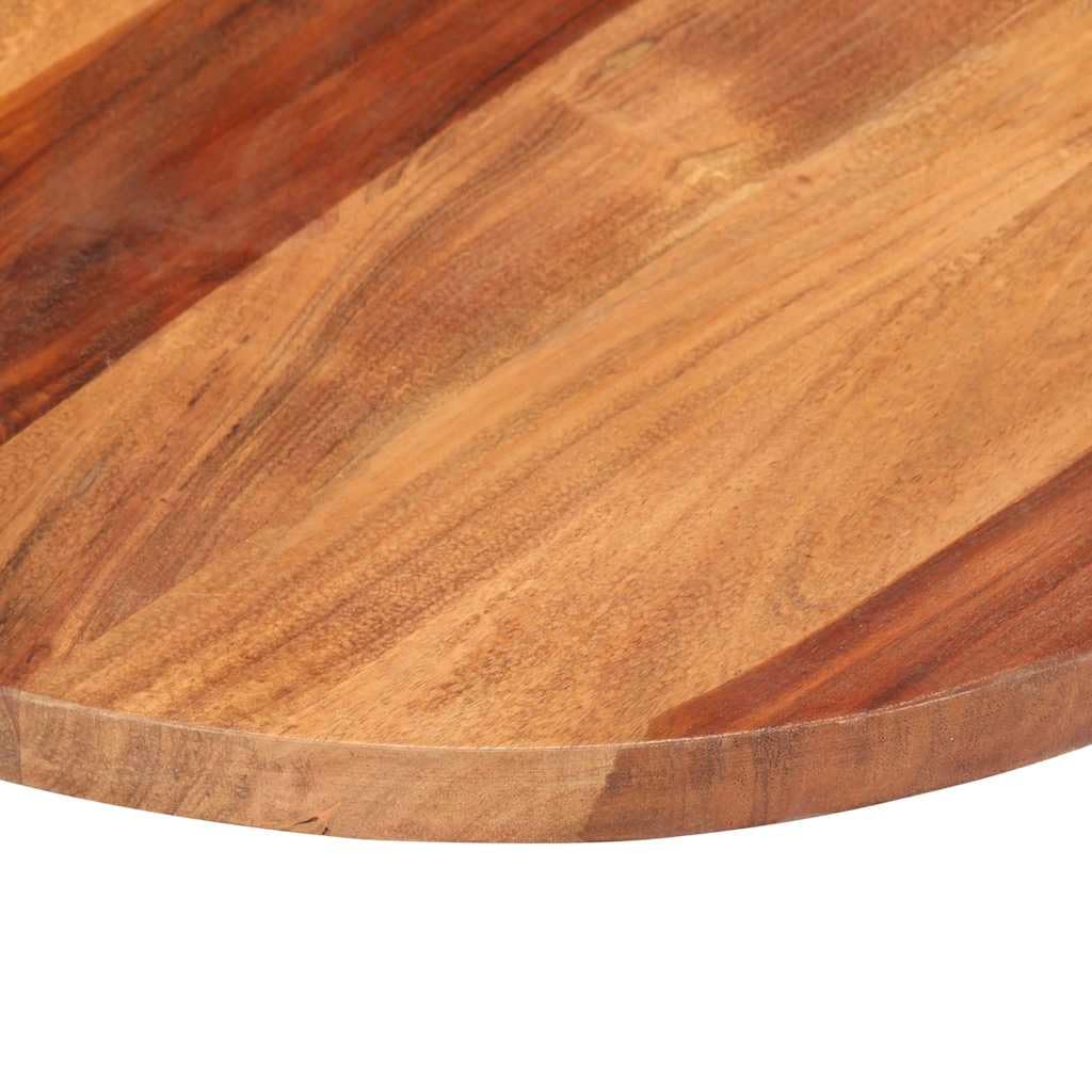 Piano in palissandro massiccio, rotondo, 40 cm di diametro, 25-27 mm di spessore, per sala da pranzo, soggiorno, cucina, giardino, mobili per esterni, fai da te, bricolage, ristrutturazione
