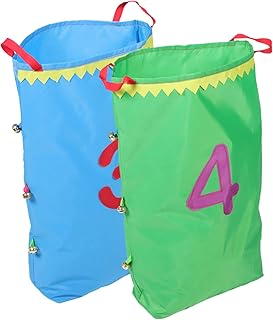 BCOATH 2 Pçs Sacos De Salto Jogo De Corrida Dia De Campo Jogos De Corrida De Halloween Jogos De Festa Ao Ar Livre Adereços Jogos Ao Ar Livre Engraçado Saco De Brinquedo De Salto Para