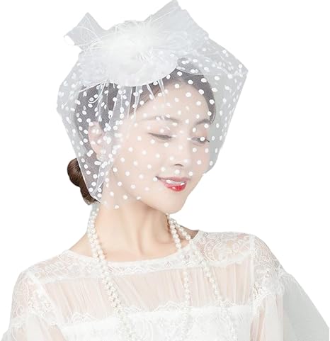 Amazon.co.jp: [QCHOMEE] トーク帽 ブライダル 帽子 カクテル