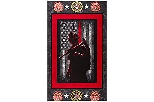 Textiles by Design Fire Fighter Cotton 24" Panel