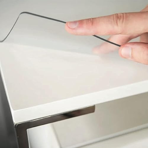Protector de mesa transparente, hecho en Estados Unidos, seguro, 20 x 36 pulgadas, vinilo suave ultra transparente de 0.079 in de grosor, cubierta