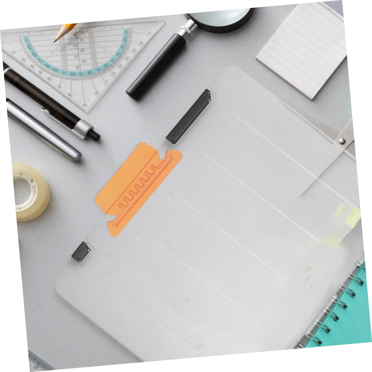 DOITOOL 4 Set Etichette Per Sospese Colorate Con Inserti Trasparenti Per Organizzazione Ufficio E Casa Facili Usare E Riutilizzabili Per Classificazione Documenti 40 Pezzi * 4