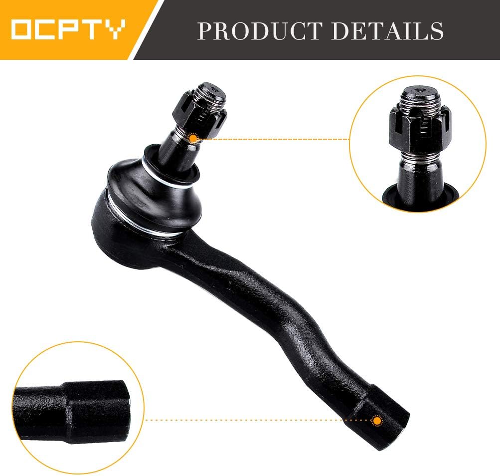 OCPTY - New 2-Piece fit for 2003-2006 for Infiniti Fx35 Fx45-2 Front Outer Tie Rod End Link Driver Passenger