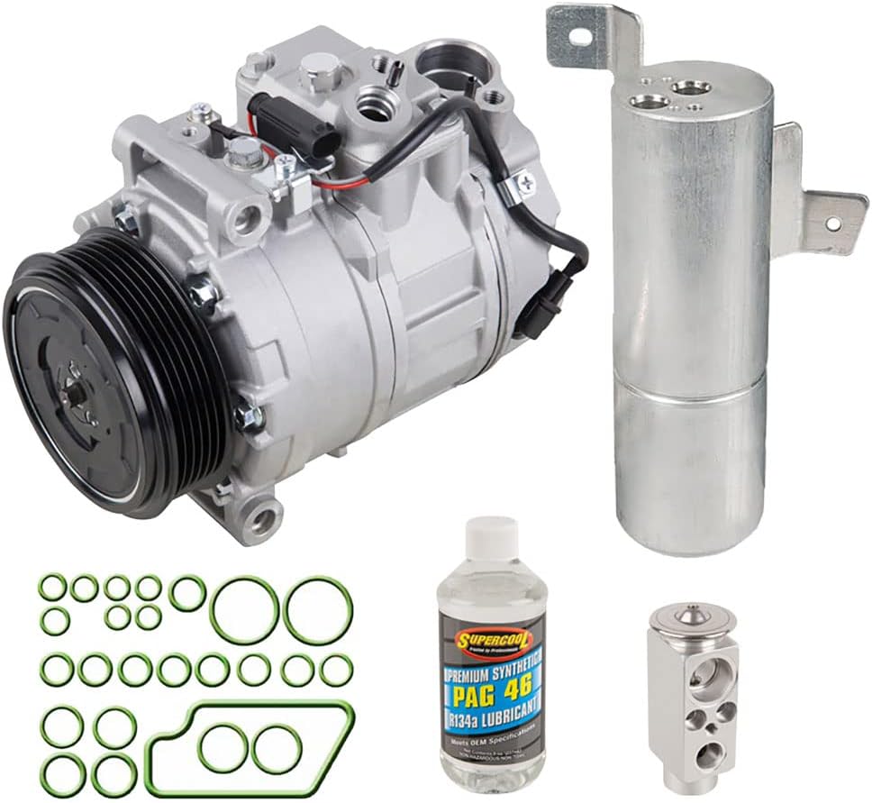 For Mercedes CL550 & S550 AC Compressor w/A/C Repair Kit - BuyAutoParts 60-80439RK New