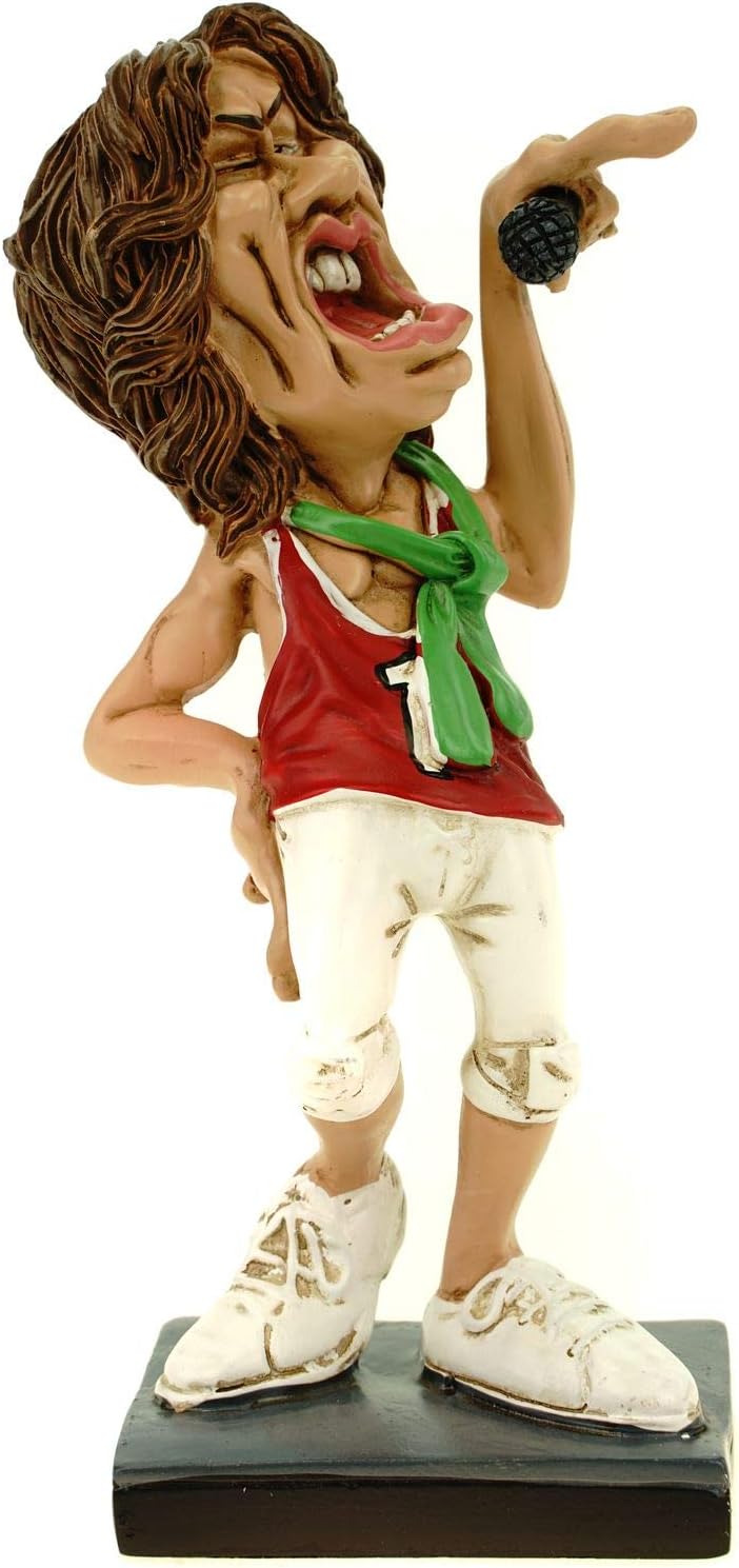 VOGLER Comical Angus Figur Von Warren Stratford – Witzige Kunststein-Figur 'Highway To Hell', Handbemalt