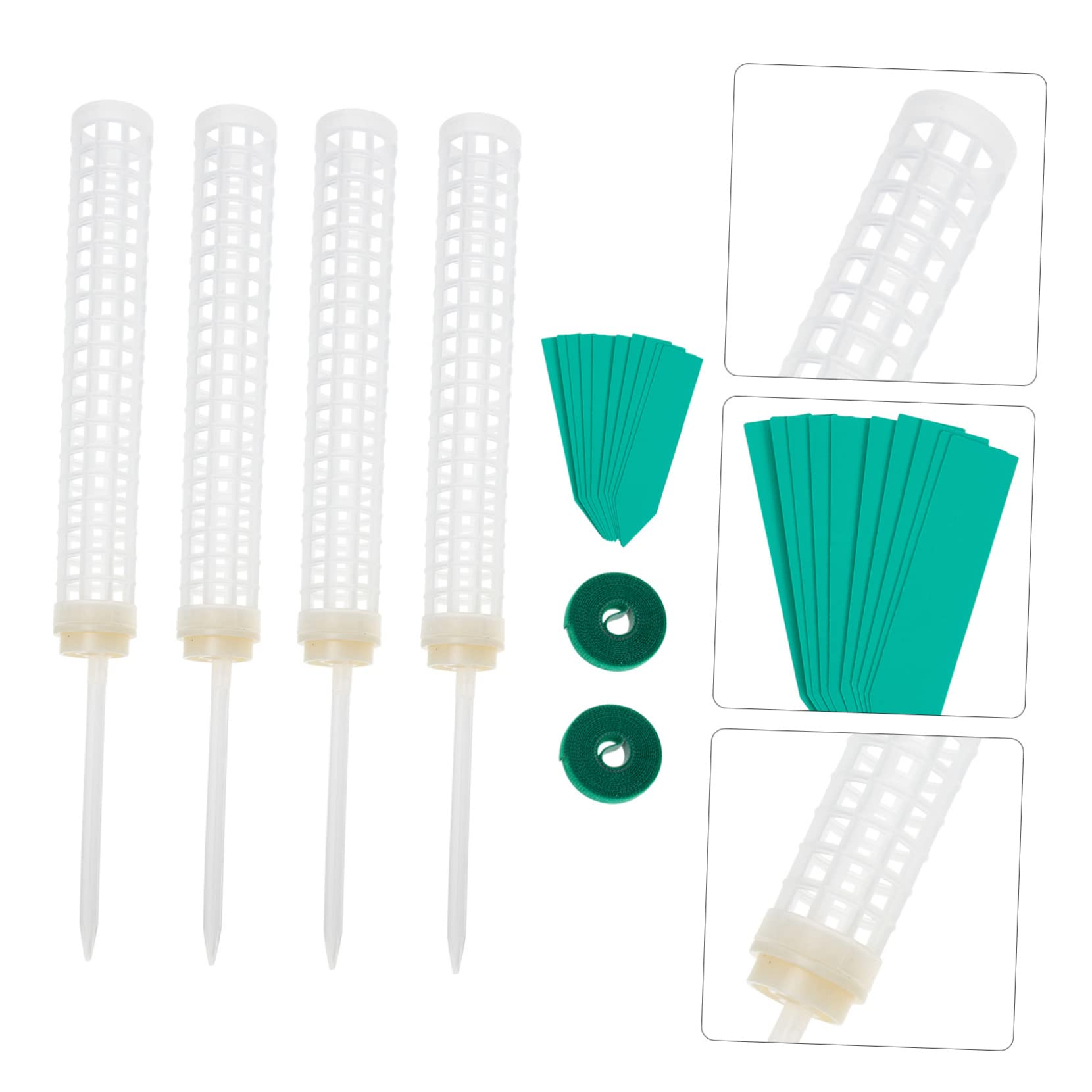 YARNOW 8 Ensembles Poteau d'escalade pour Plantes Poteaux De Plantes Poteaux en Mousse pour Plantes Grimpantes Bâtons pour Le Soutien des Plantes Bâtons De Support pour Plantes Plastique