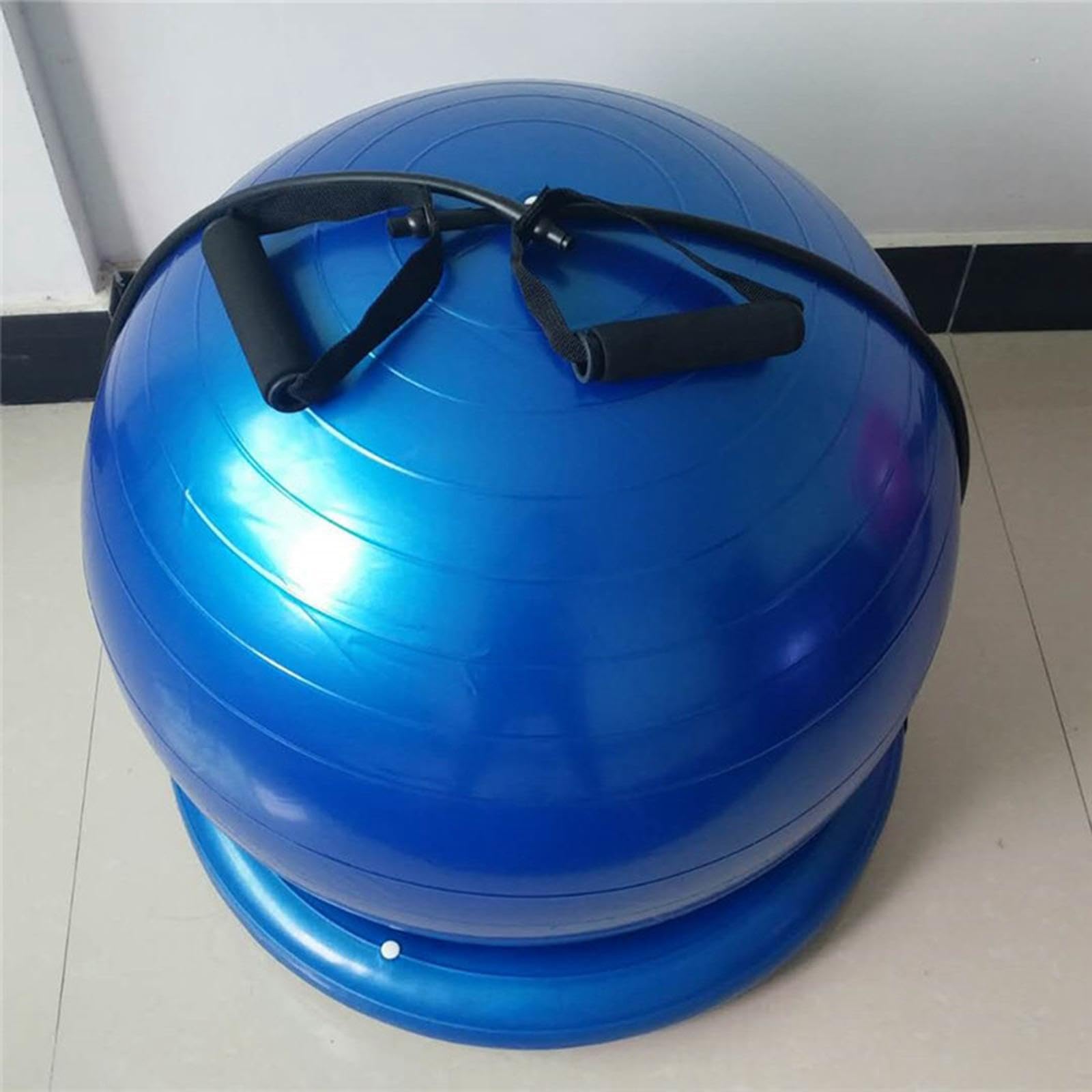 Base portapalla Yoga, Anello di stabilità, 65 cm, 75 cm, Gonfiabile, Resistente, Antiscivolo, Supporto per Palla da Esercizio, Base portapalla per Esercizi, Anello di