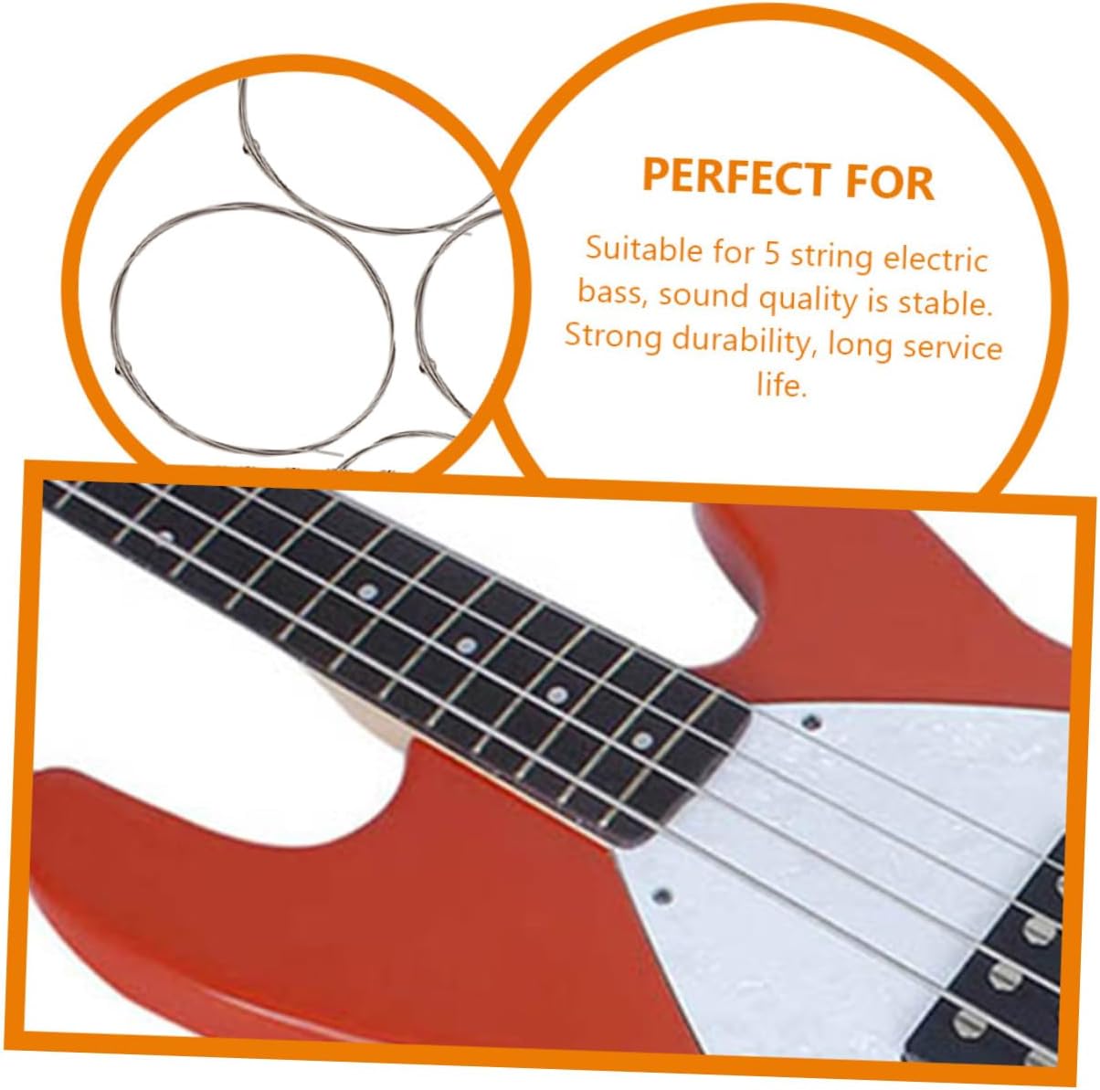 BESTonZON Replacement Bass Strings Double Bass Strings Accessories Longevity and Convenience