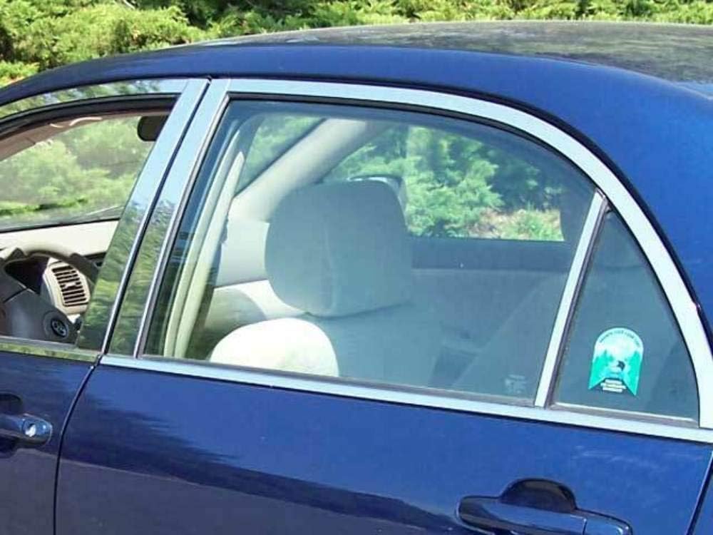 QAA is Compatible with 2003-2008 Toyota Corolla 6 Piece Stainless Pillar Post Trim PP24113