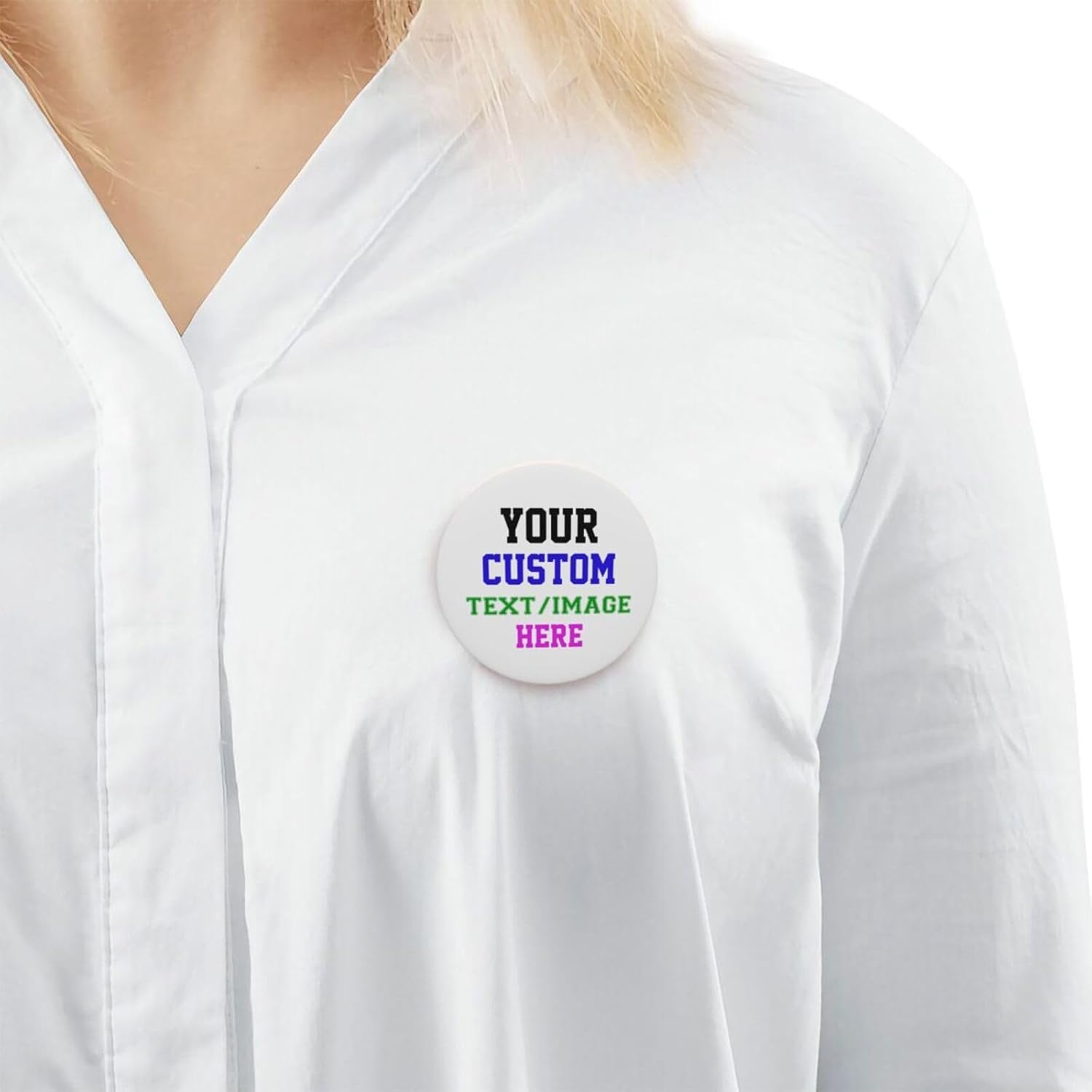 Custom Pins Buttons Bulk Custom Your Own Name Text Picture Personalized Pinback Button Badges for Team Party Competitions