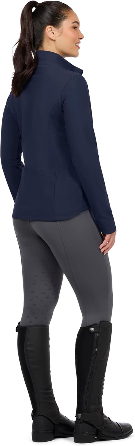 Kerrits Free Motion Coolcore Knee Patch Riding Breech – Modern Stretch Breech, Offering Compression & Cute Back Pockets