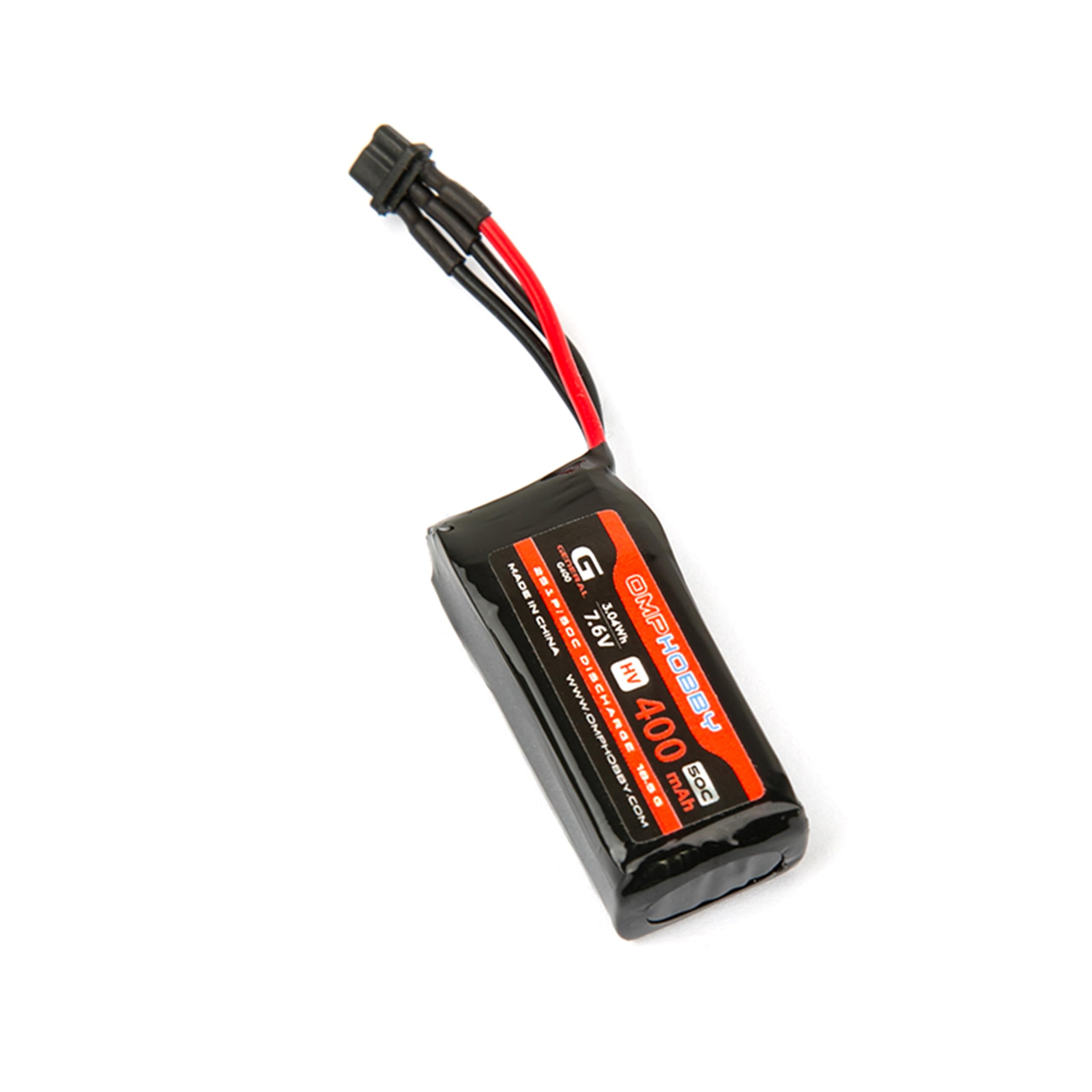 OMPHOBBY M1 V3 PRO Helicopter Parts OSHM1256 2S 400mAh 50C LiHV Battery with GY15 Connector Original Accessory, 7.6V High Voltage LiPo RC Helicopter Part (Not Compatible with M1 V1& EVO) โ image 1