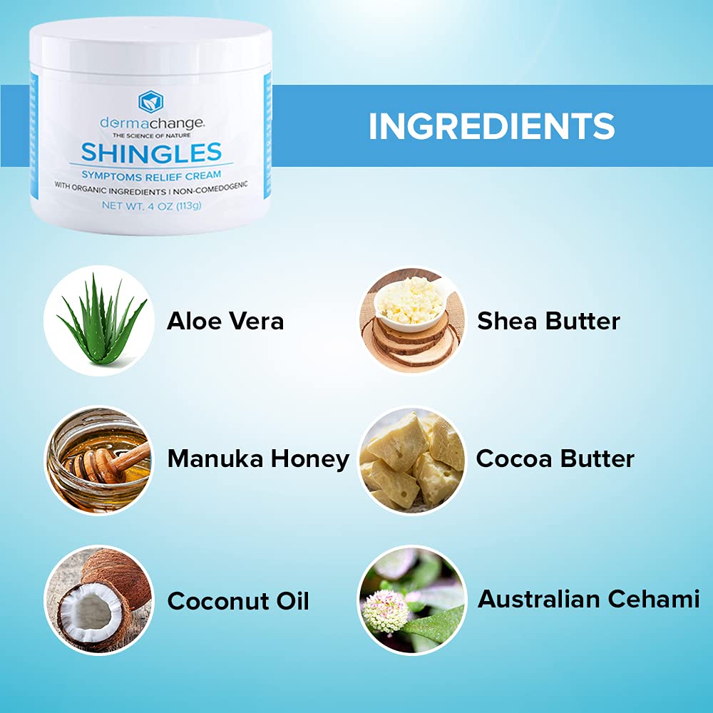 Natural Shingles Treatment and Relief Cream with Manuka Honey