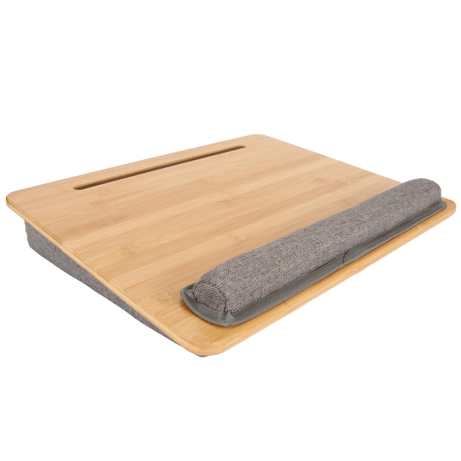 Yctze Wygodne lekkie biurko na kolana z poduszką i uchwytem na tablet do domu – ergonomiczna konstrukcja kąta nachylenia