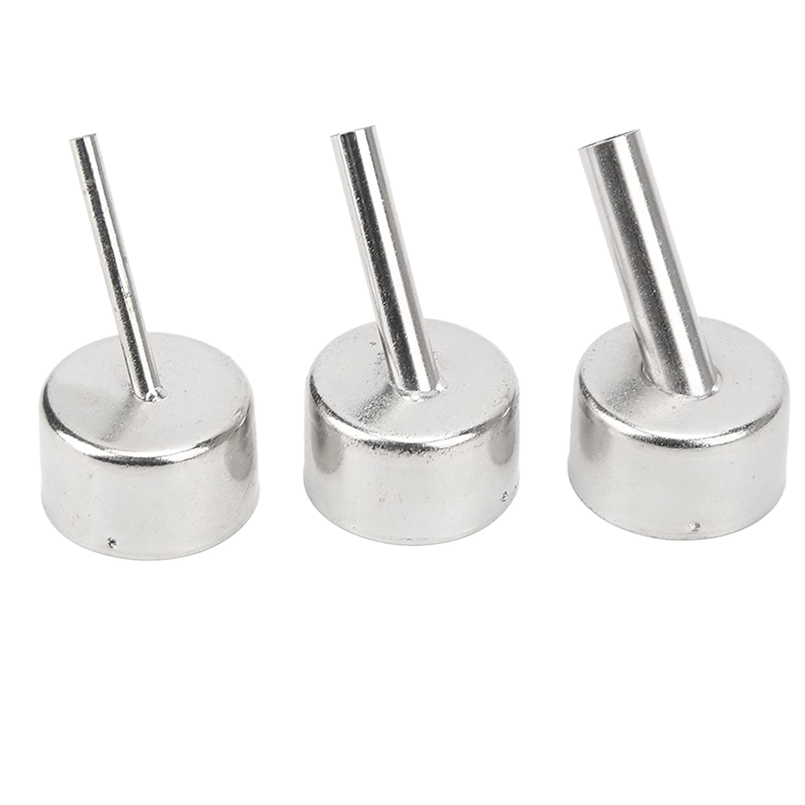 3PCS Heat Gun Nozzle Stainless Steel Rustproof High Temperature Hot Air Gun Tip for Maintenance