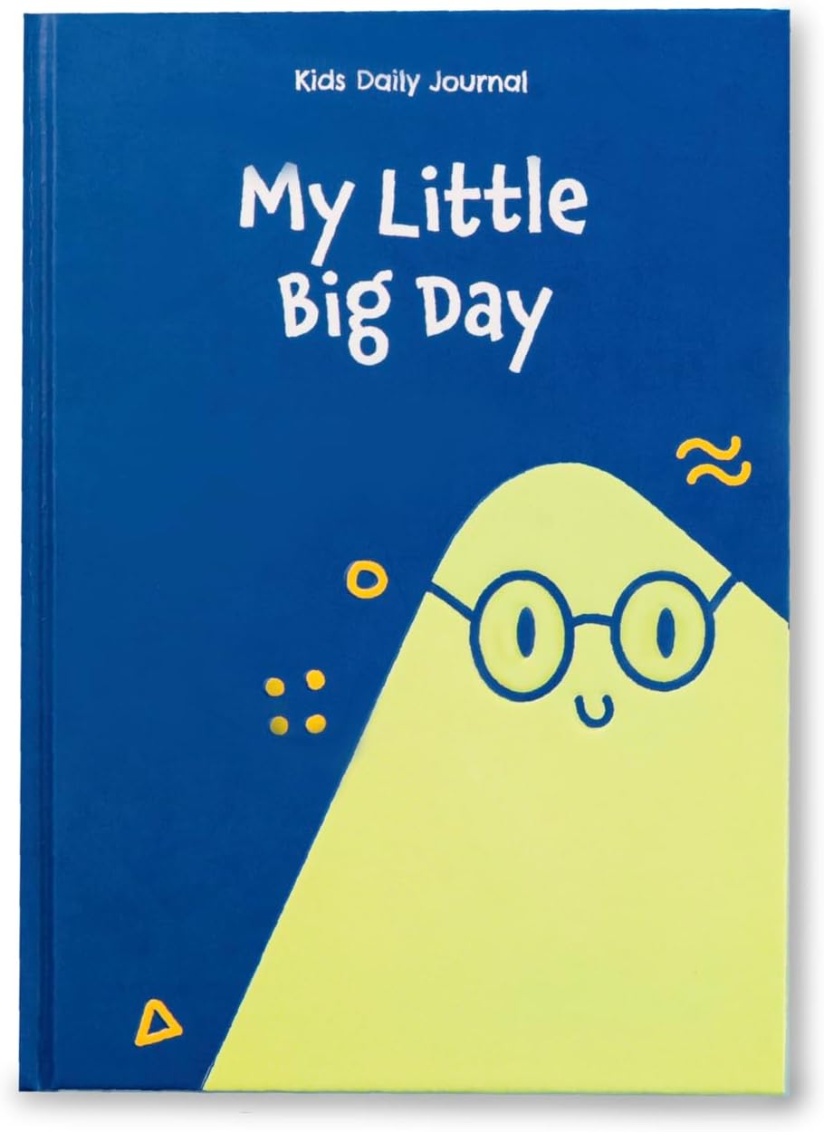 The Journal Lab | My Little Big Day: A Daily Gratitude Journal for Kids Aged 5โ12 with Creative Prompts & Weekly Themes | Peek-a-Blue Edition | 144 Pages
