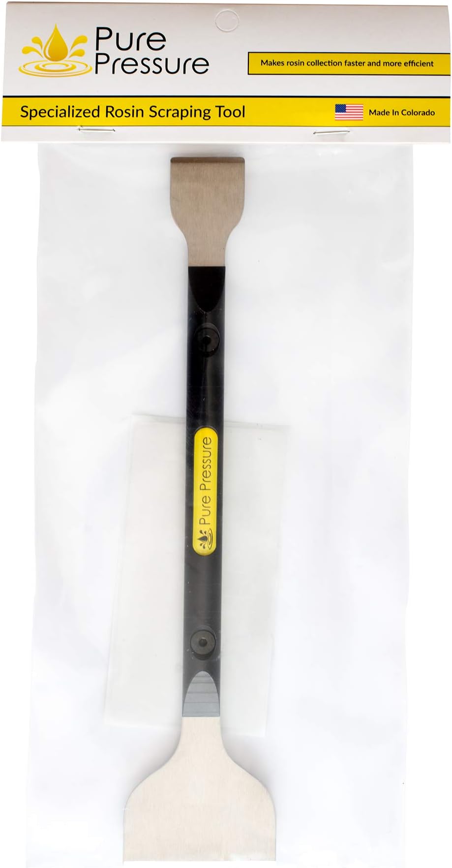 PurePressure Specialized Rosin Scraping Tool - XL - Easily Collect Rosin from Parchment Paper