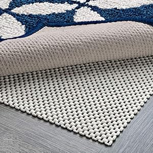 Non Slip Rug Pad Size 8 X 10 for Hard Surface Floors Extra Strong Grip and Thick Padding