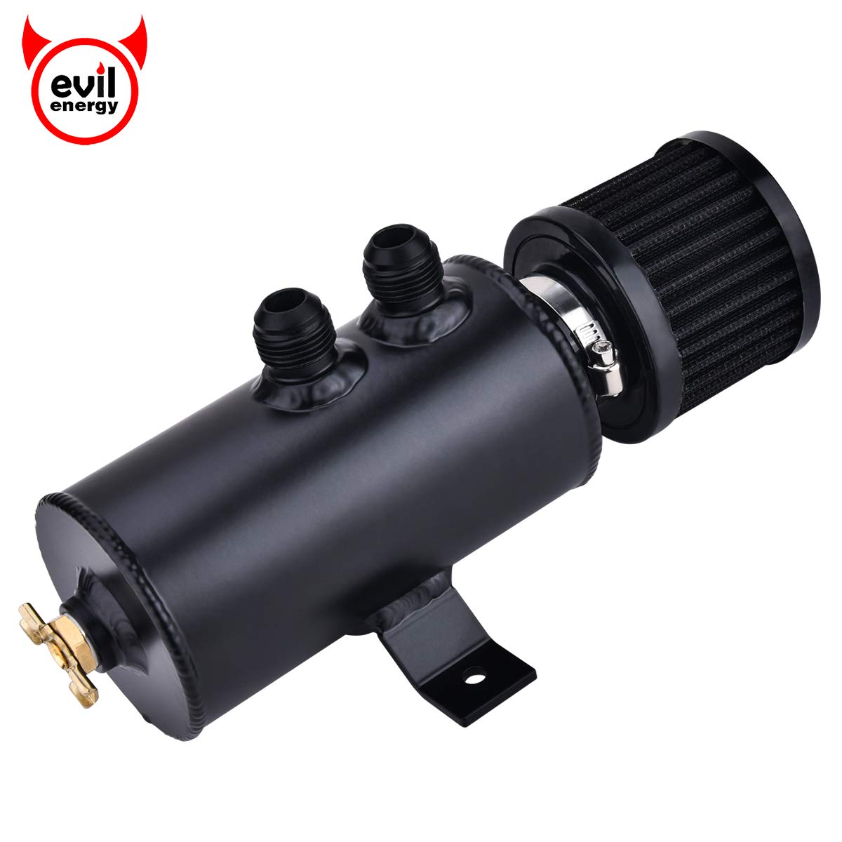 Buy EVIL ENERGY Universal 10AN Baffled Oil Catch Can Breather Can with