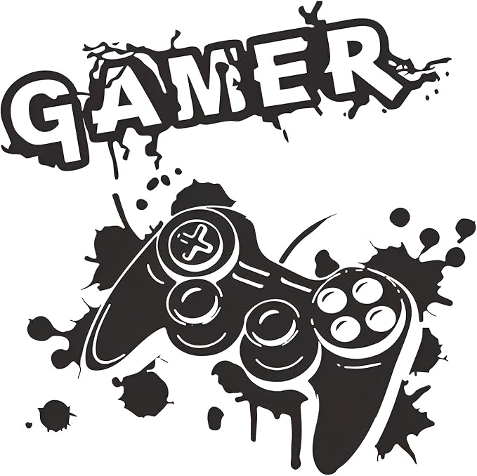 Gaming Zimmer Deko - XL Geldgeschenk aus Holz inkl. Ständer | Gaming